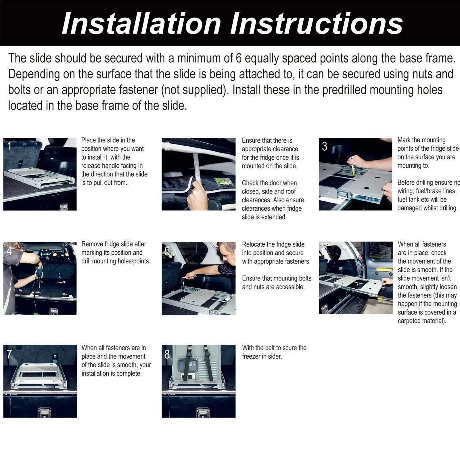 ICECO JPPro/VL45/VL35Pro/VL45Pro Single Zone Slide Mount - Image 8