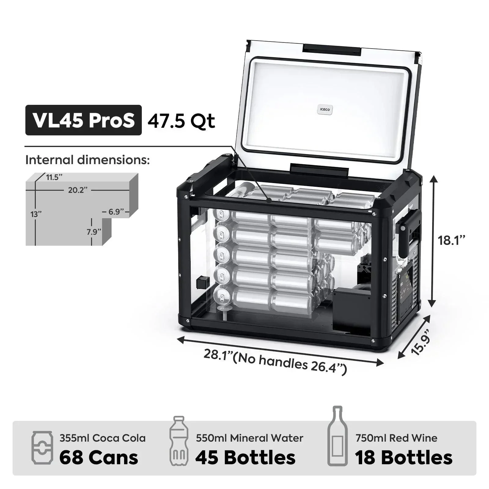 ICECO VL45ProS 47.5QT Single Zone Portable Fridge Freezer - Image 4