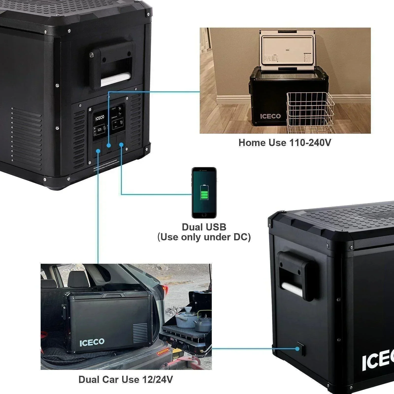 ICECO VL45ProS 47.5QT Single Zone Portable Fridge Freezer - Image 8
