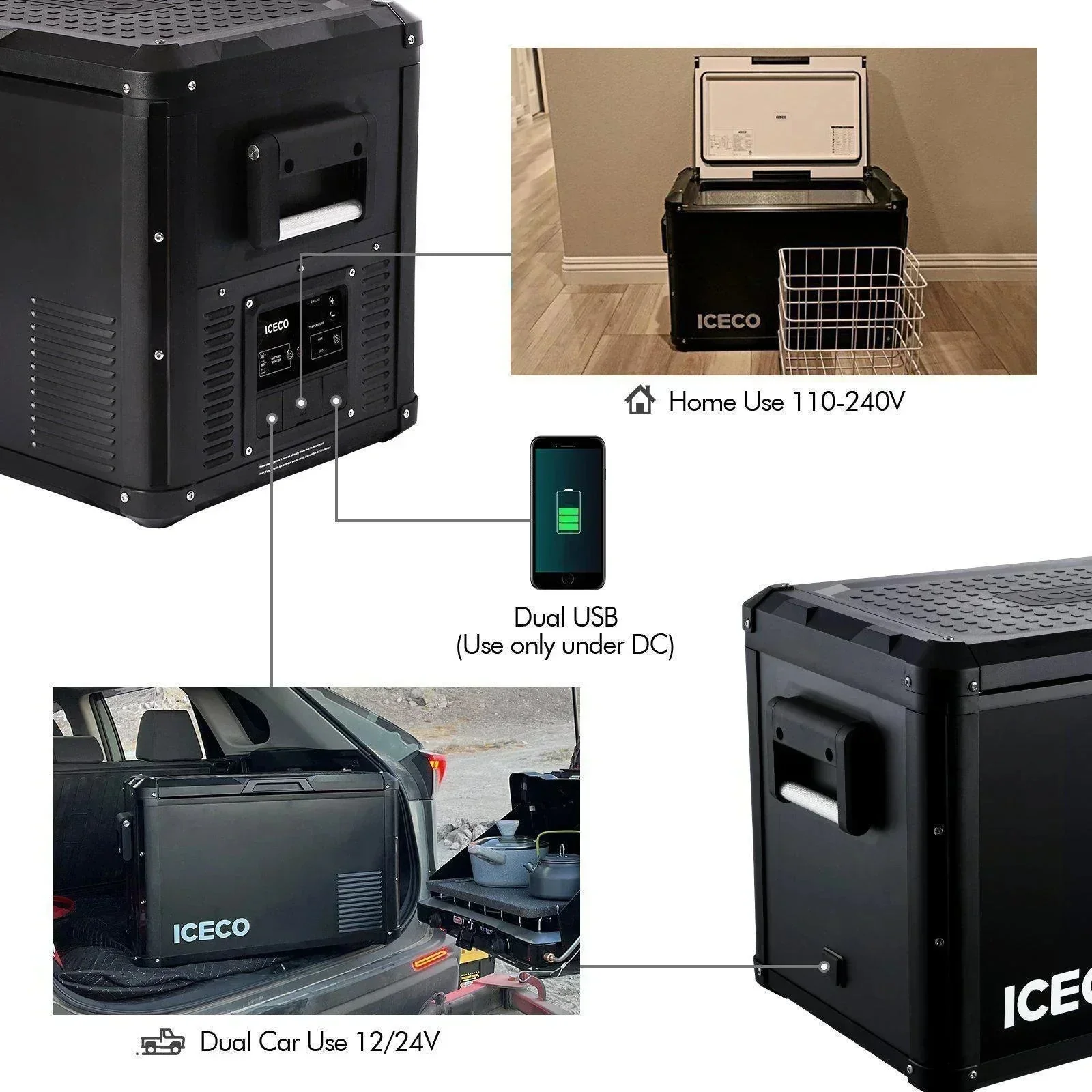 ICECO VL75ProD 79.2QT 12V Heavy Duty Fridge Freezer - Image 9