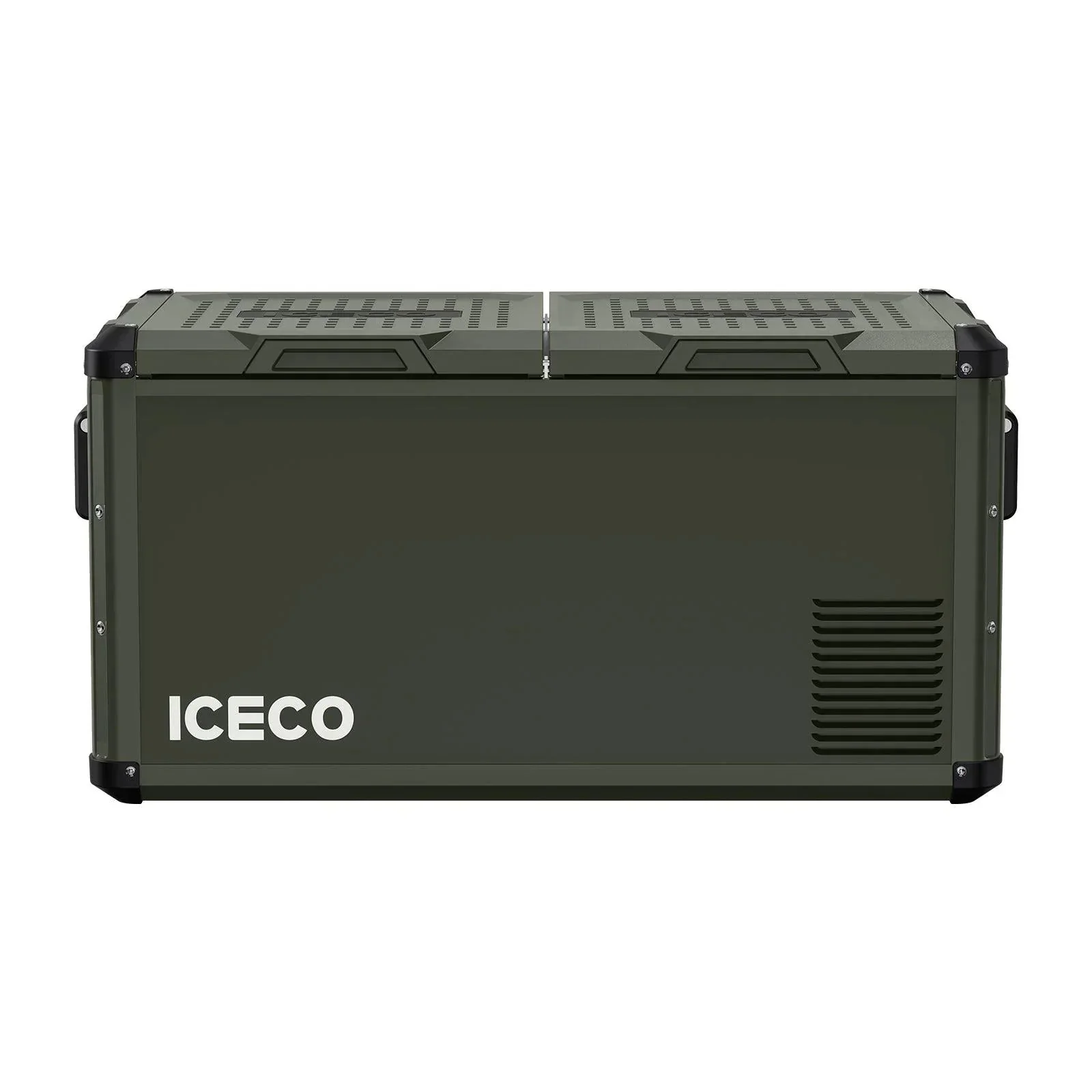 ICECO VL75ProD 79.2QT Olive 12V Heavy Duty Metal Fridge Freezer - Image 2