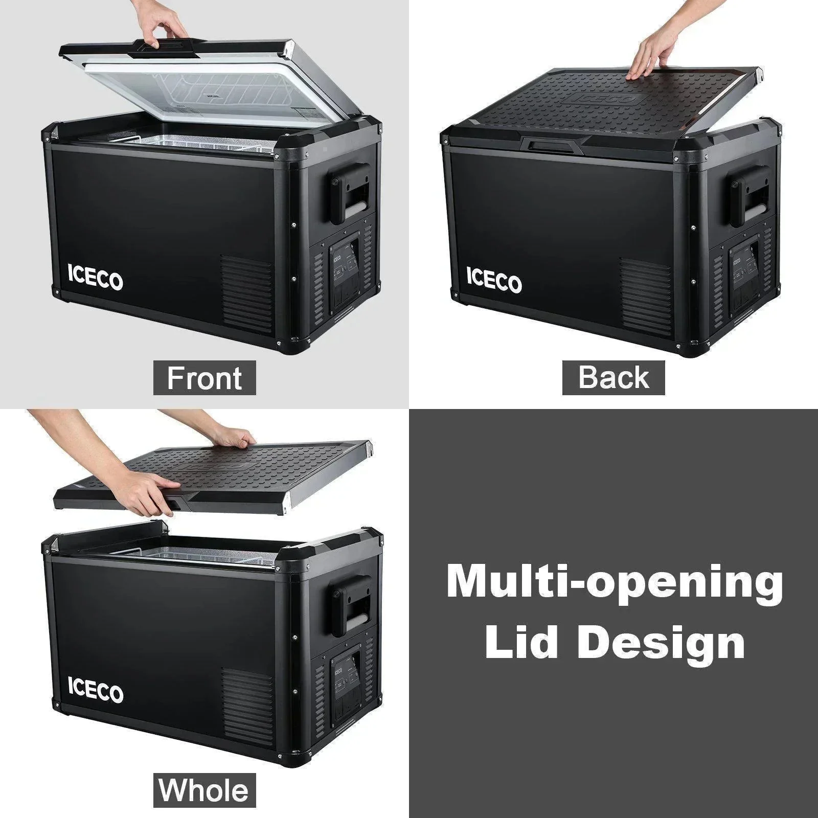 ICECO VL90ProD 95QT Dual Zone RV 12 Colt Fridge Plug in Cooler - Image 7