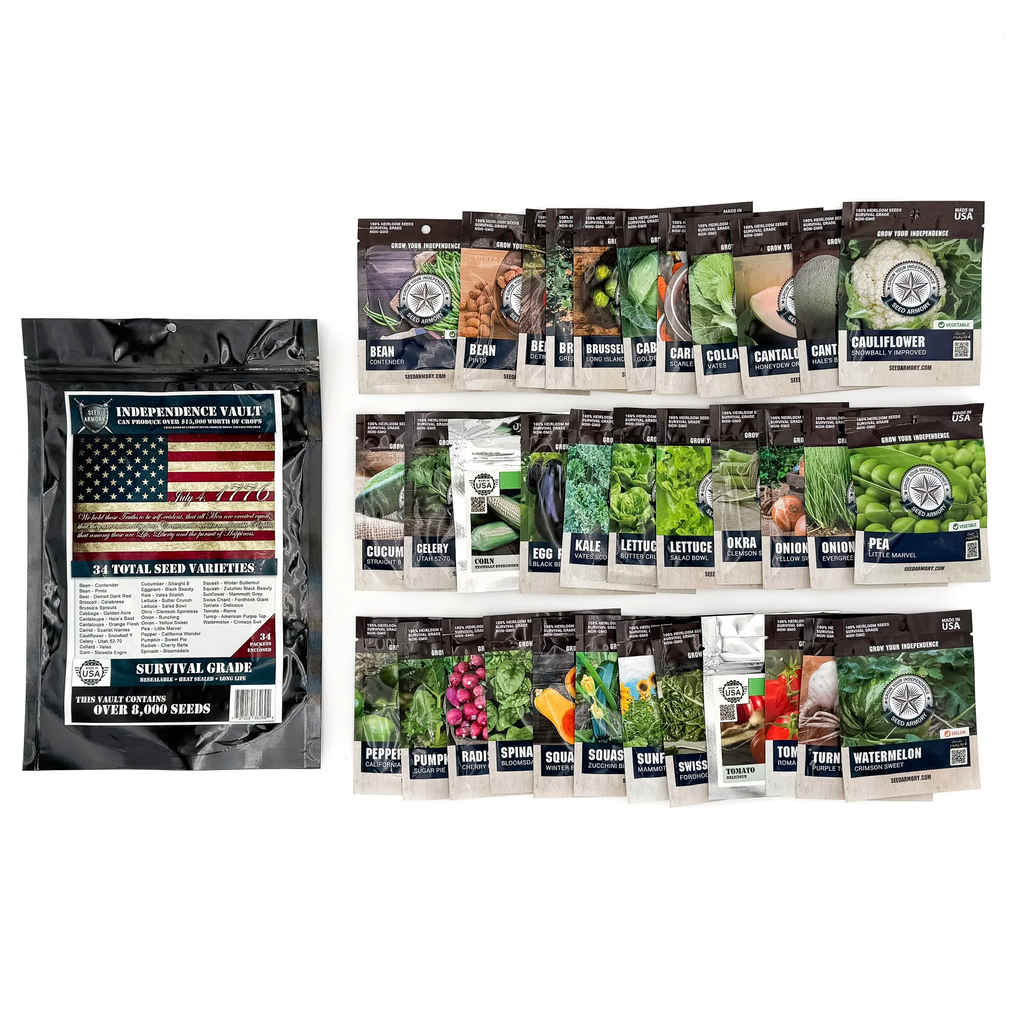 Independence Seed Vault - 34 Varieties - Image 3