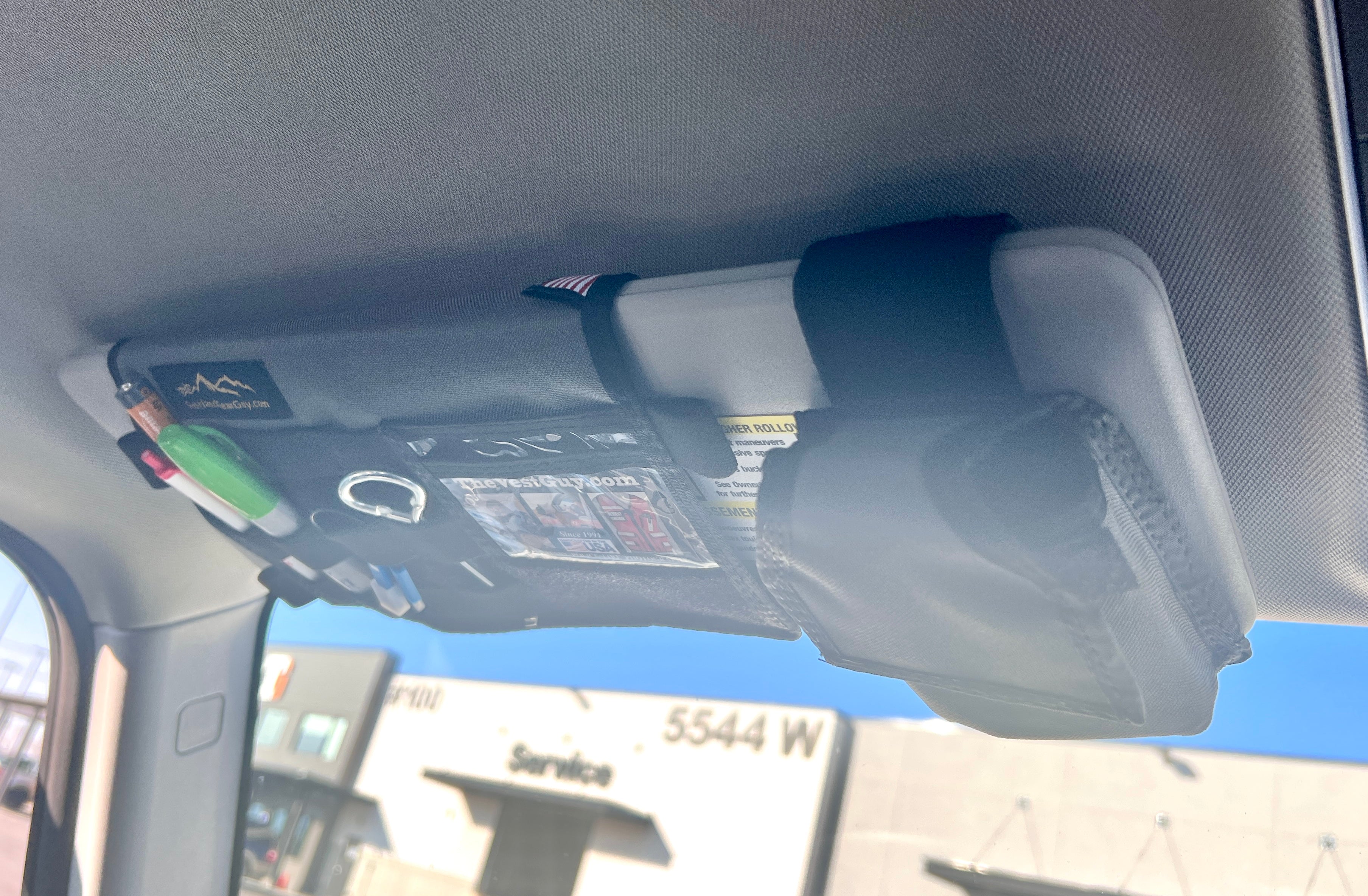 INEOS Grenadier Sun Visor Radio Pouch - Image 3