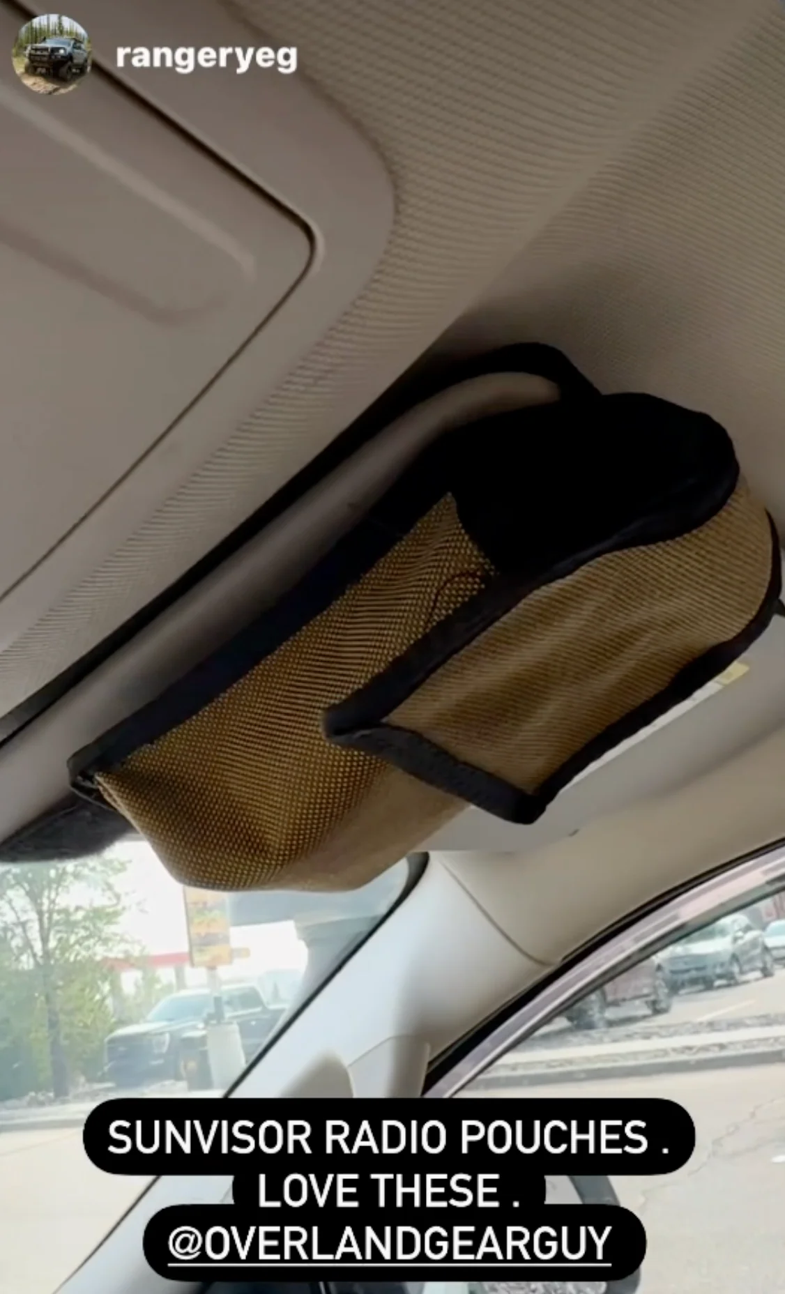 INEOS Grenadier Sun Visor Radio Pouch - Image 7