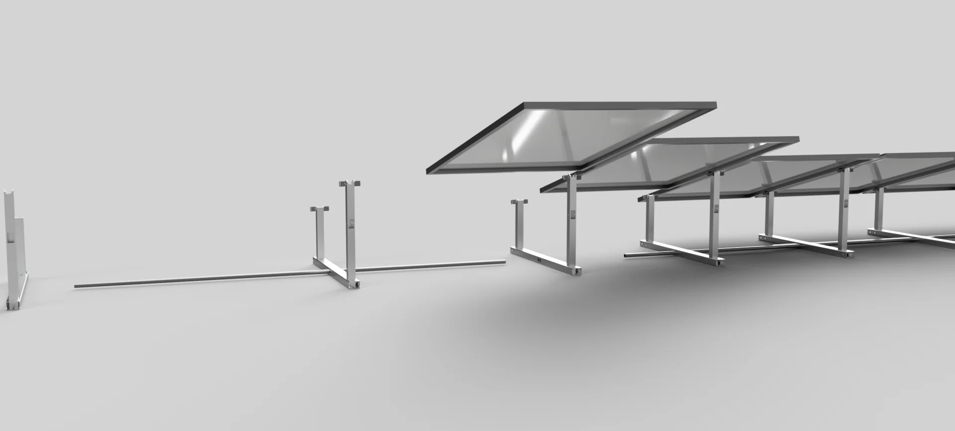 IntegraRack IR-15 Solar Panel Ground Mount | 15 Degree Angle | Aircraft Grade Aluminum - Image 3