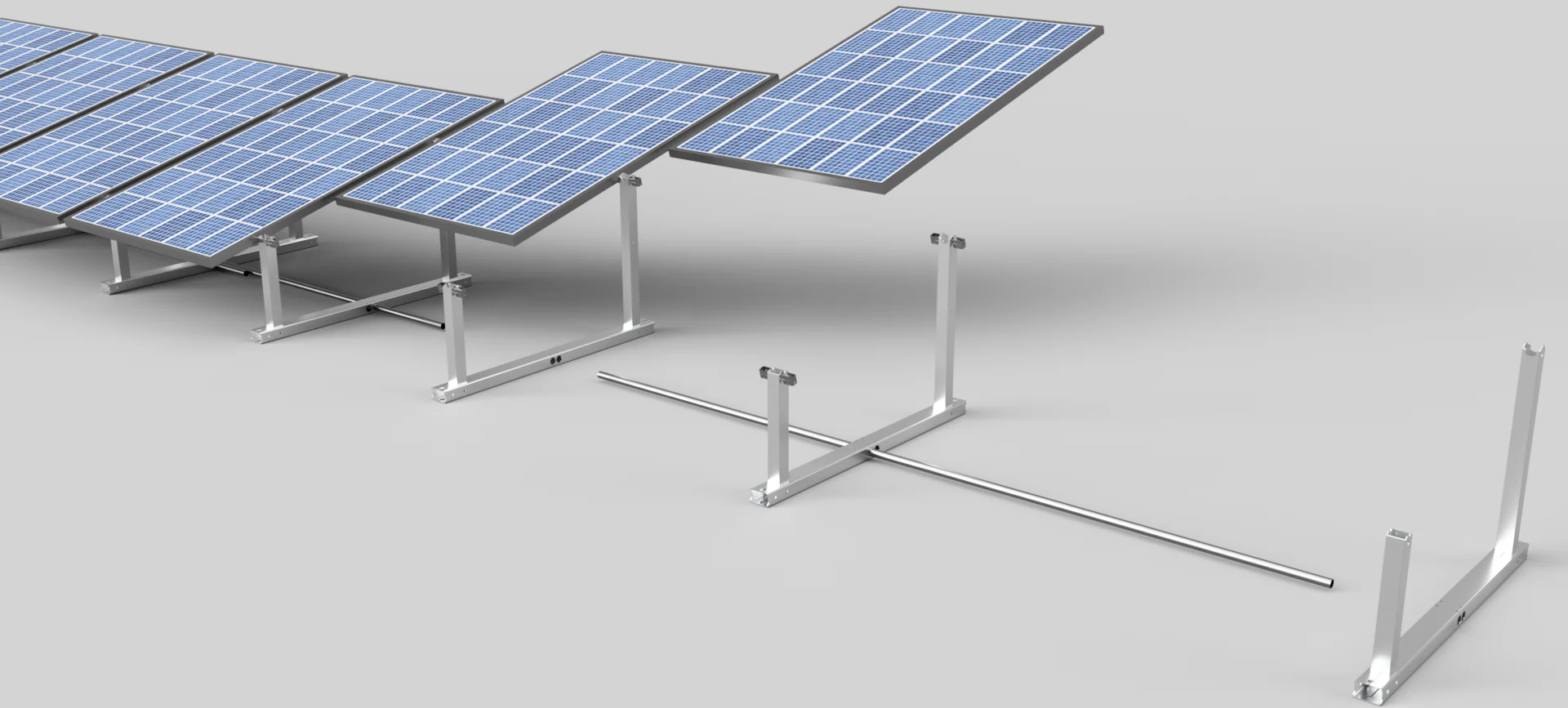 IntegraRack IR-15 Solar Panel Ground Mount | 15 Degree Angle | Aircraft Grade Aluminum - Image 7