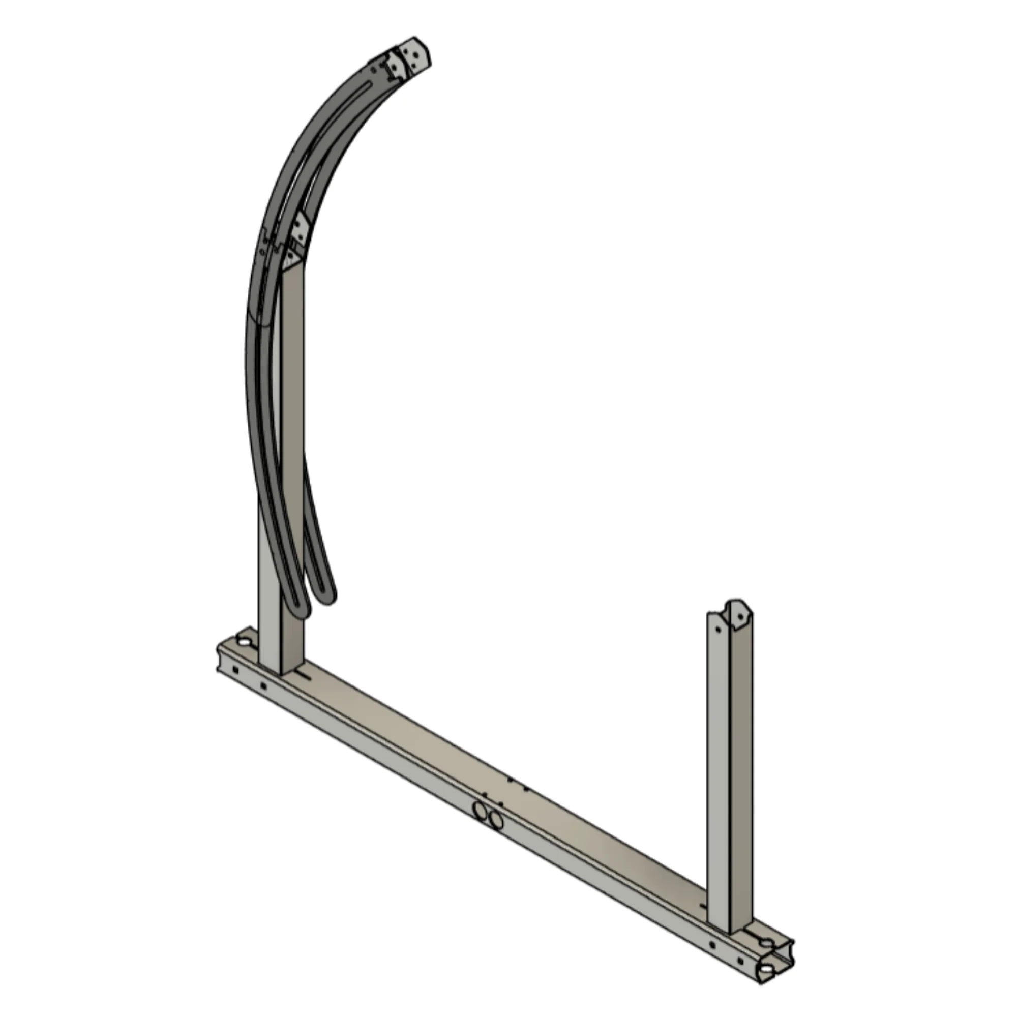 IntegraRack IR-45ASA Solar Panel Ground Mount | 15-45 Degree Adjustable Angle | Aircraft Grade Aluminum - Image 2