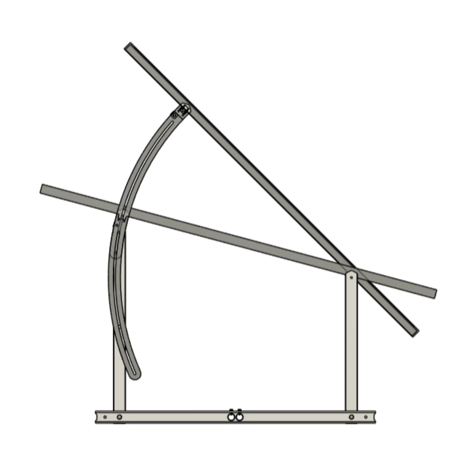 IntegraRack IR-45ASA Solar Panel Ground Mount | 15-45 Degree Adjustable Angle | Aircraft Grade Aluminum - Image 7