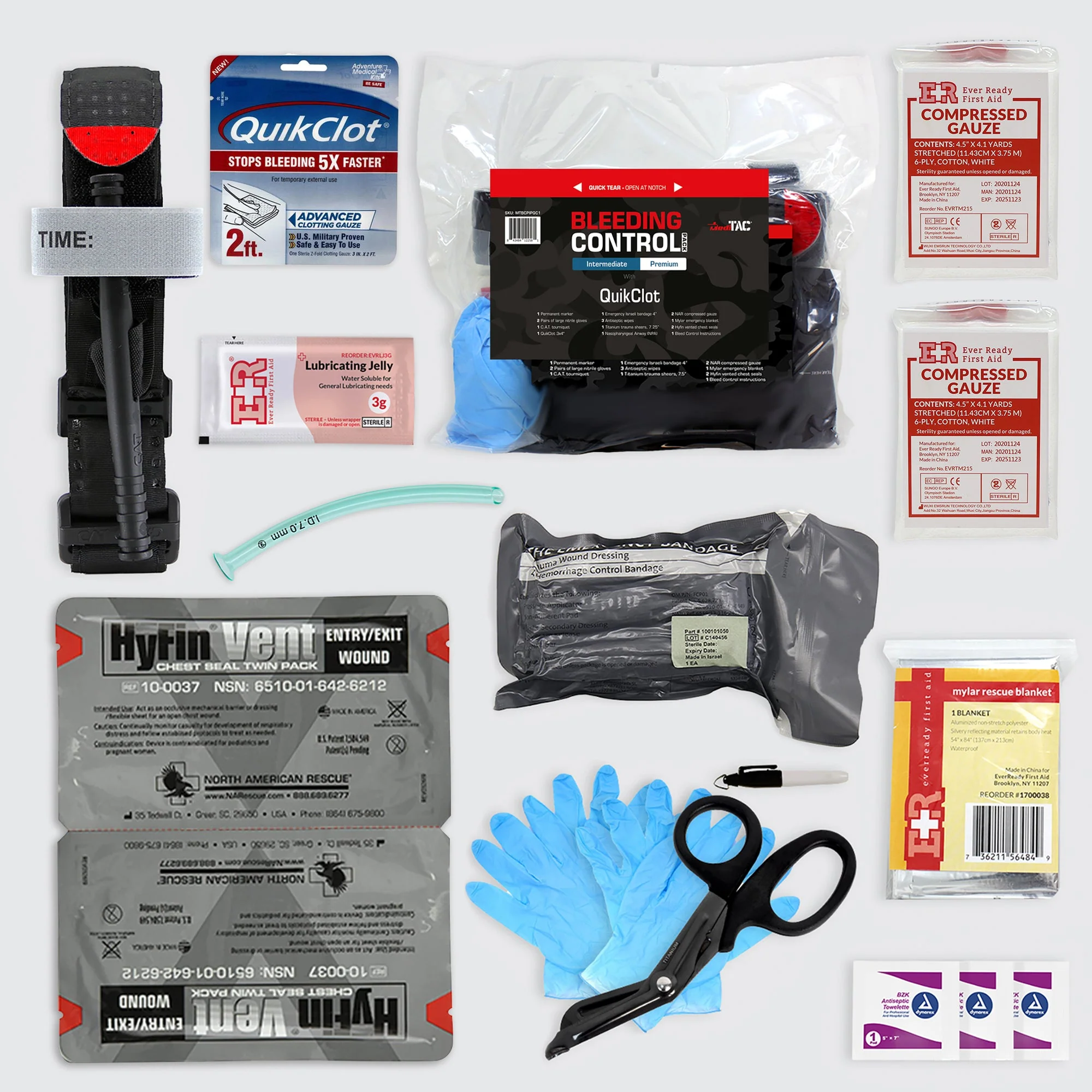 Intermediate Premium Bleeding Control Pack with CAT Tourniquet - Image 2