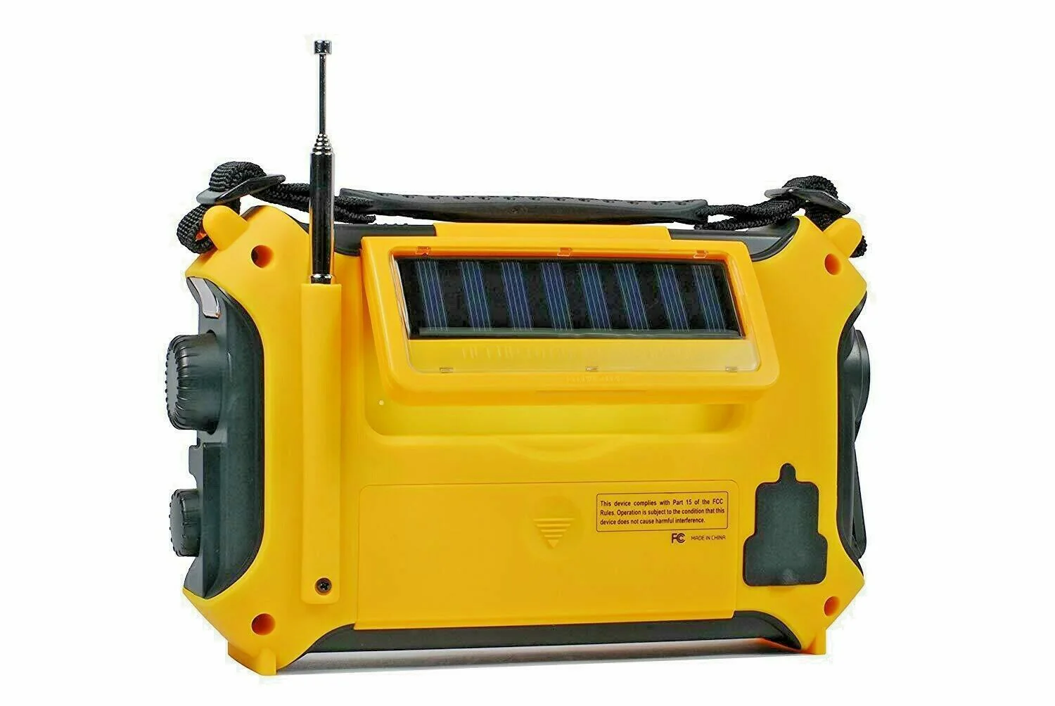 Kaito KA500 AM FM Shortwave Solar Crank Emergency Weather Alert Radio Yellow - Image 3
