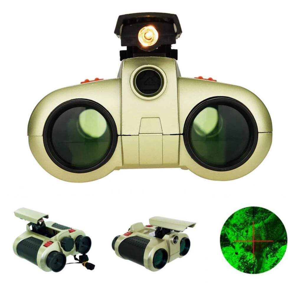 Kids Night Vision Binoculars 4X Outdoor Adventure Toy - Image 7
