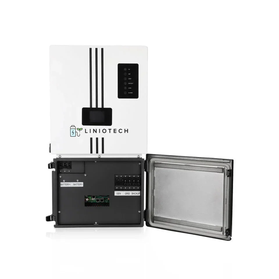 Liniotech 15kWh Hybrid Inverter All in One solar Inverter | 11.4kW AC Output 200A Pass Through - Image 2