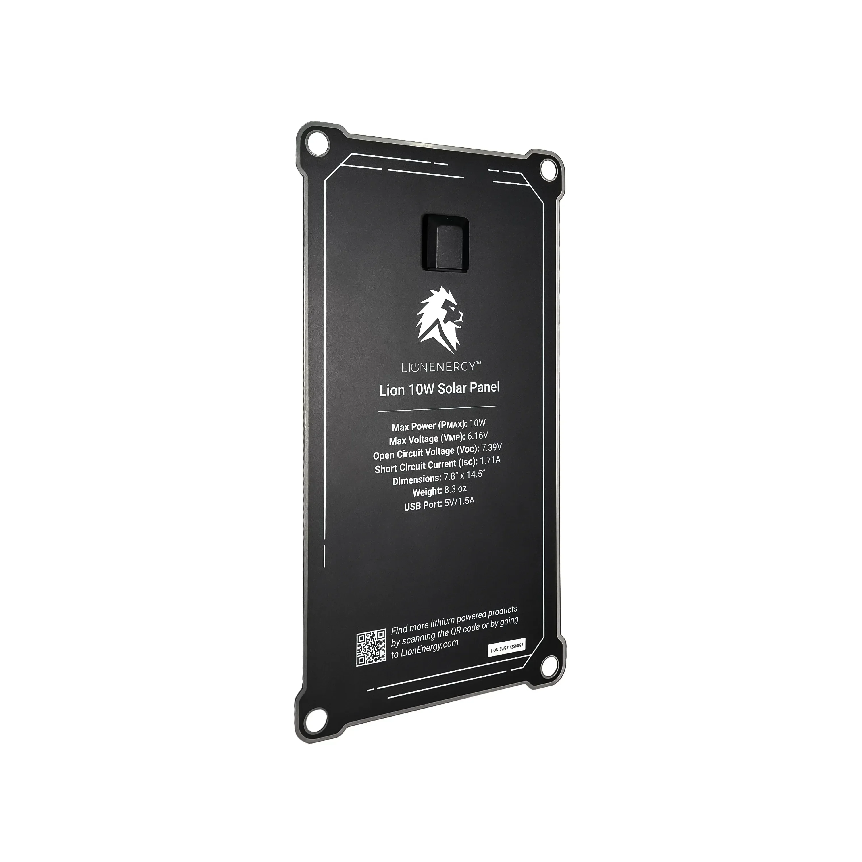 Lion Energy Morningside - 10W 6V Solar Panel (USB-A) - Image 2