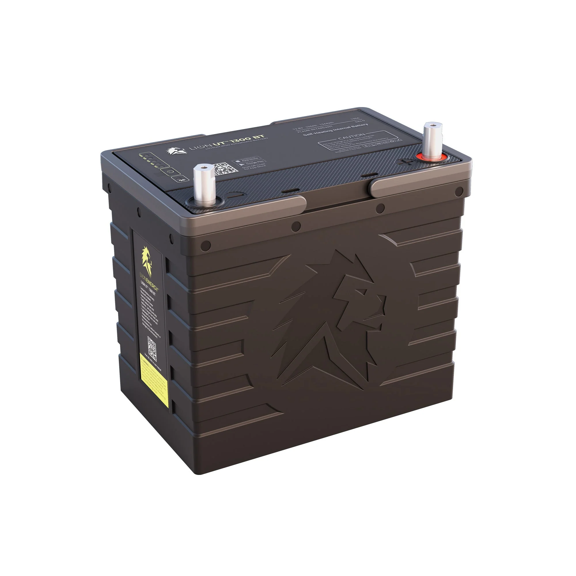 Lion UT 1300 BT Battery (12V, 105Ah, LiFePO4) (SC) - Image 2