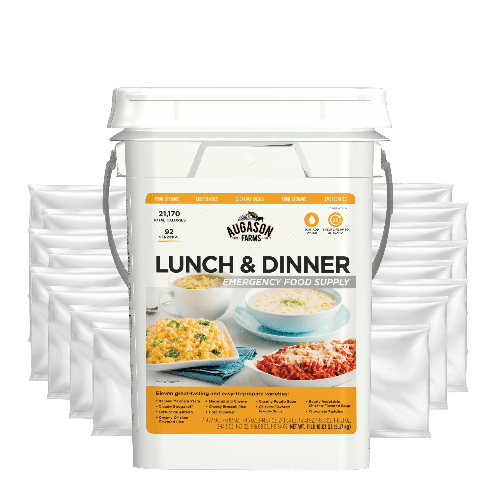 Lunch and Dinner Variety Pail, 92 Servings (SC) - Image 3