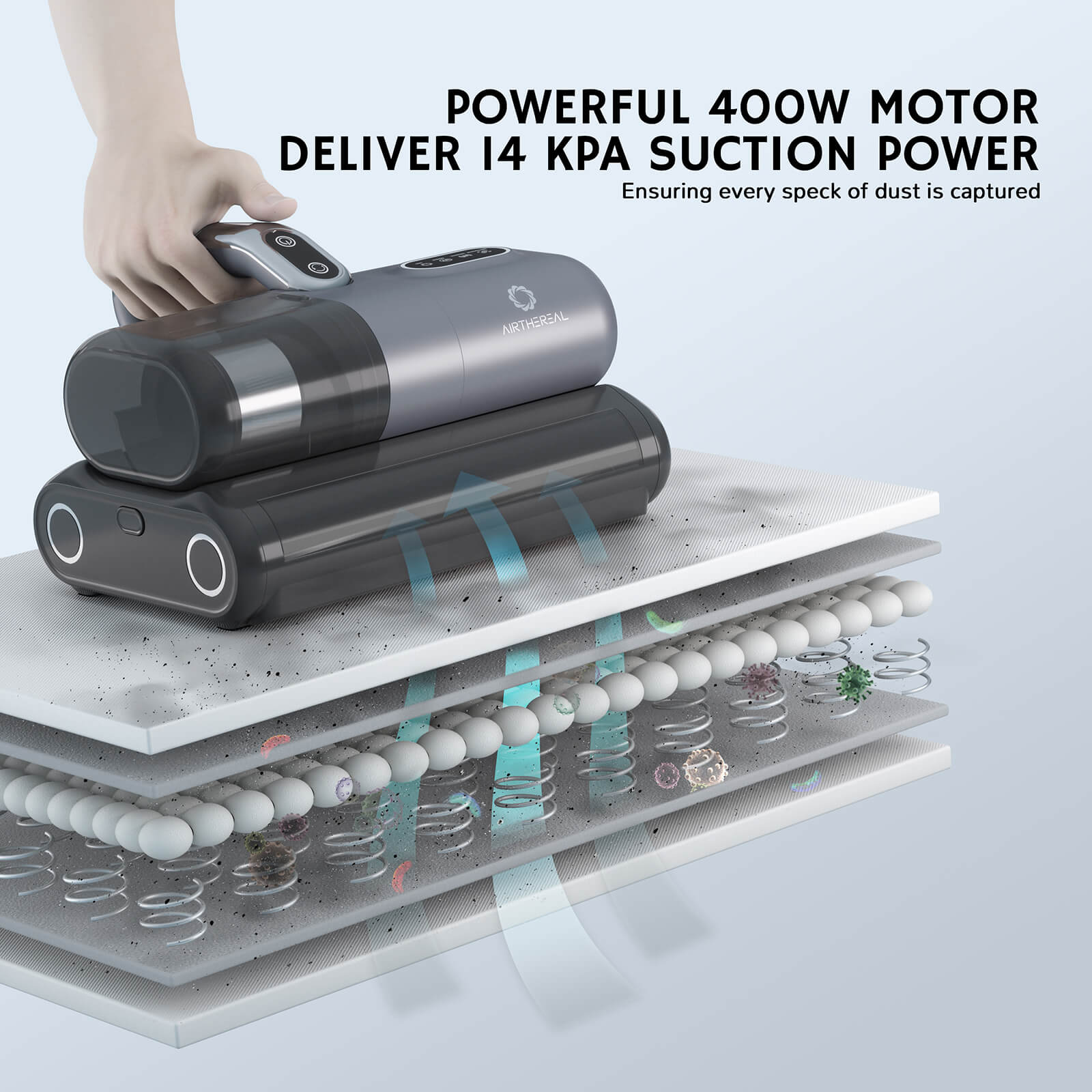 M1 UV Handheld Mattress Vacuum Cleaner - Image 3