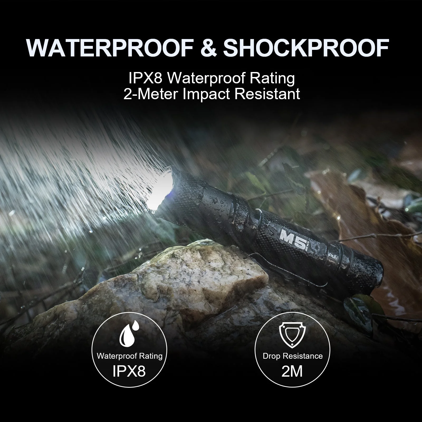 M5 Gen3 - 2,030 Lumen EDC High Power Flashlight - Image 7