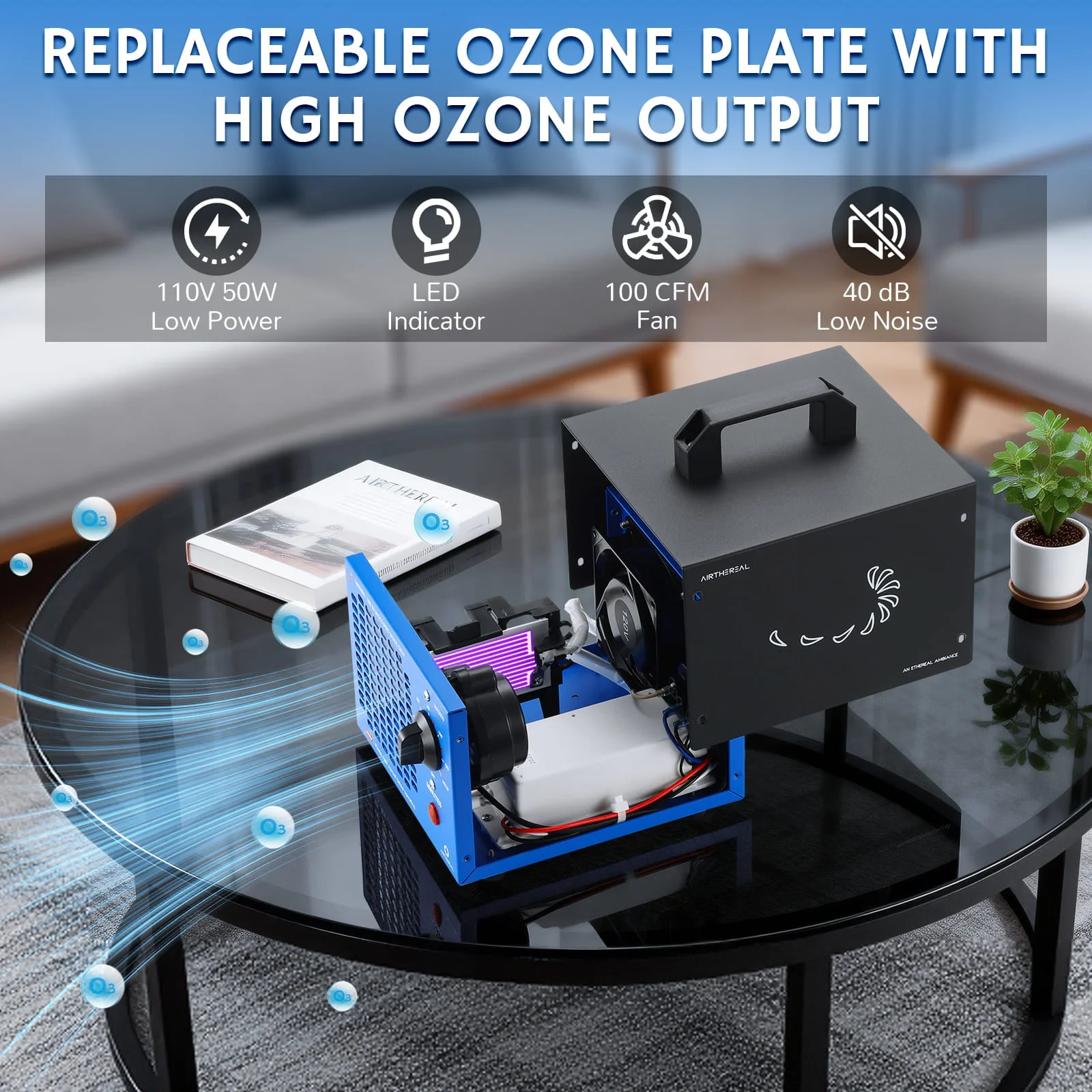 MA5000 Ozone Generator, Replaceable Ozone Plate Option - Image 7
