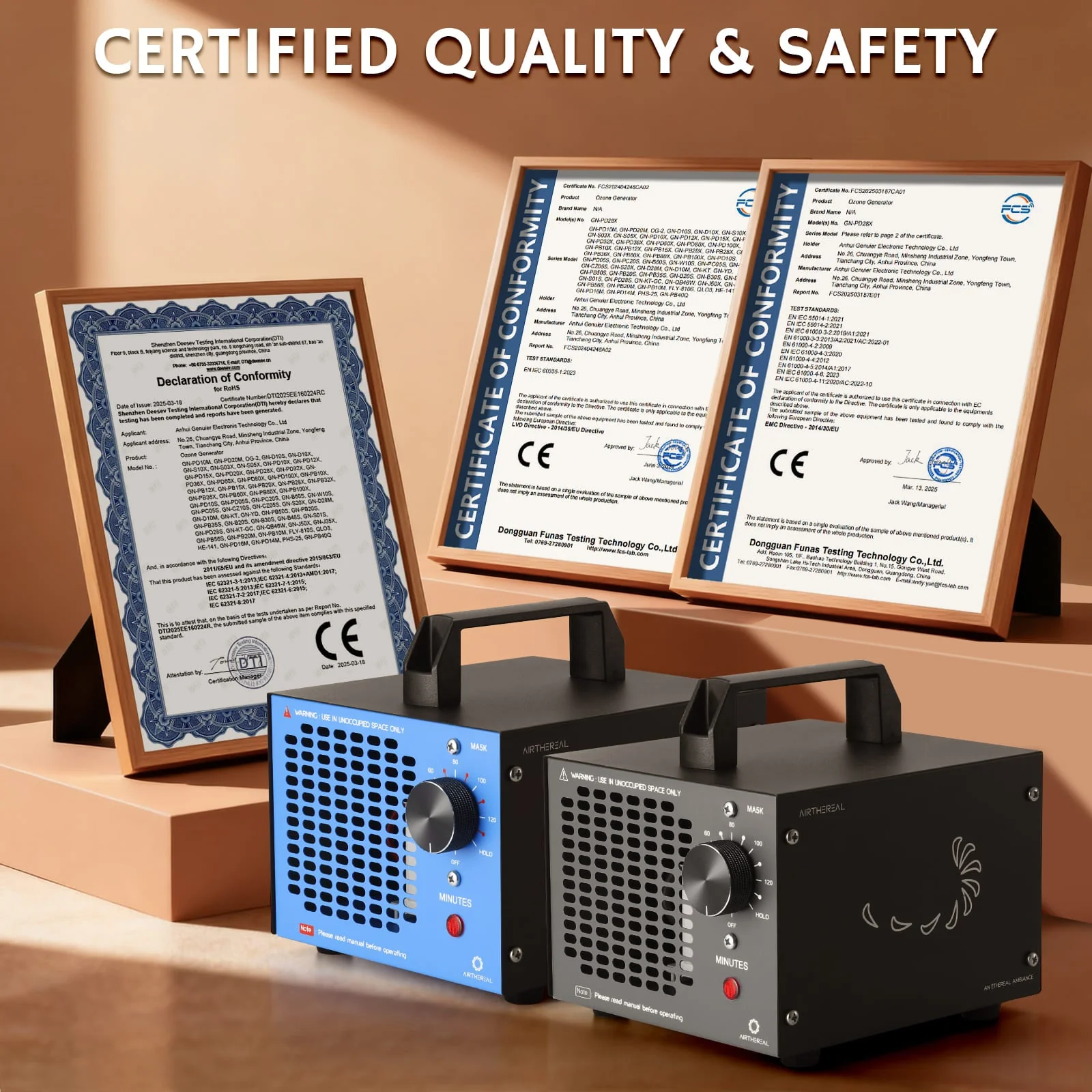 MA5000 Ozone Generator, Replaceable or Built-in Ozone Plate Option - European version - Image 4
