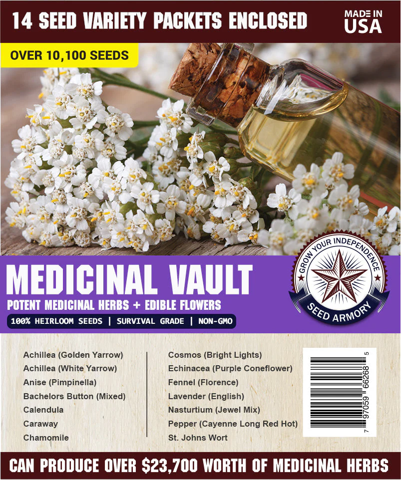 Medicinal Survival Seed Vault - 14 Varieties - Image 4
