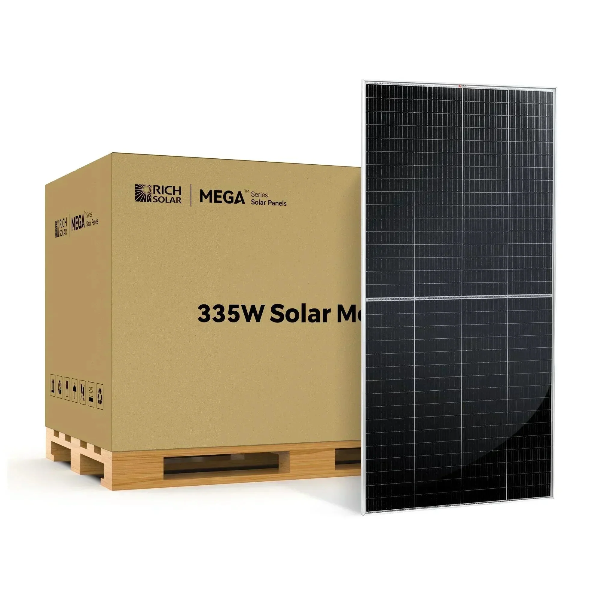 Rich Solar MEGA 335 Watt Solar Panel | Premium Grid-tie or Off-grid Solar Panel for Residential, Commercial, Agriculture - Image 2