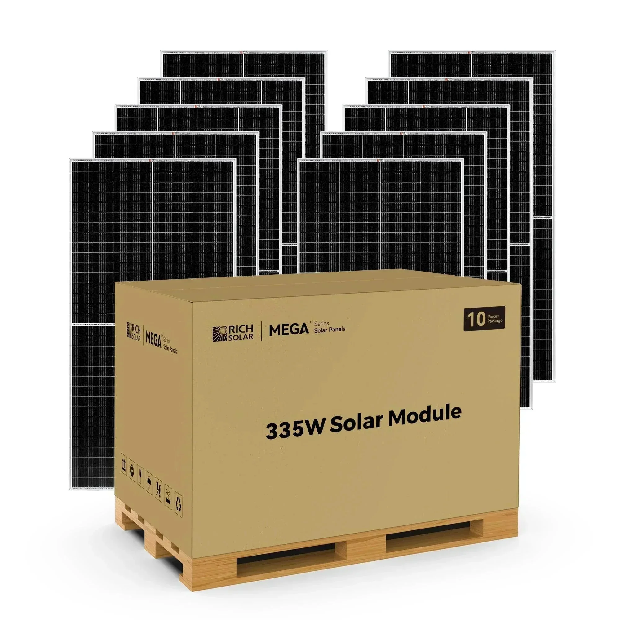 Rich Solar MEGA 335 Watt Solar Panel | Premium Grid-tie or Off-grid Solar Panel for Residential, Commercial, Agriculture - Image 3