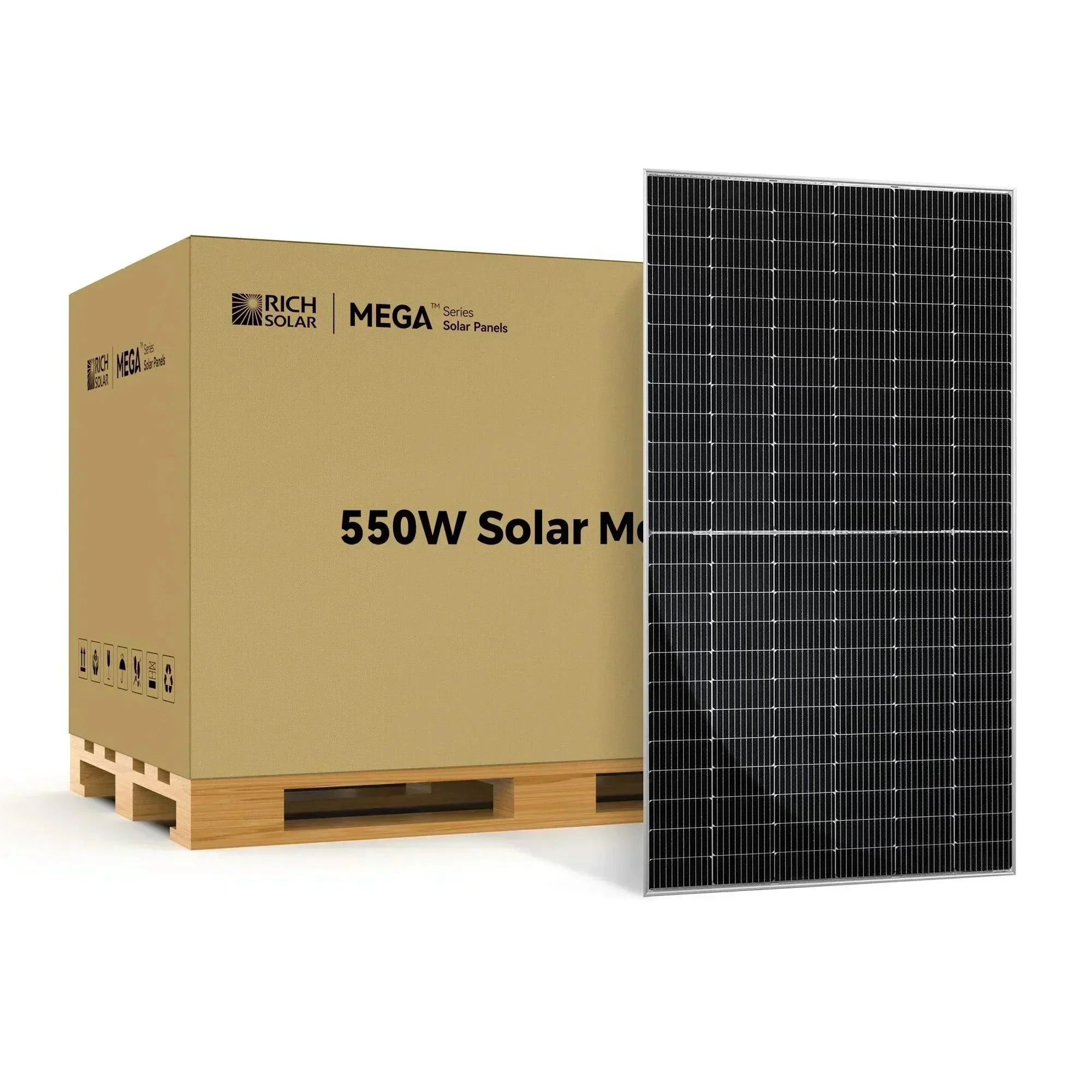 Rich Solar MEGA 550 Watt Solar Panel | Premium Grid-tie or Off-grid Solar Panel for Residential, Commercial, Agriculture - Image 2