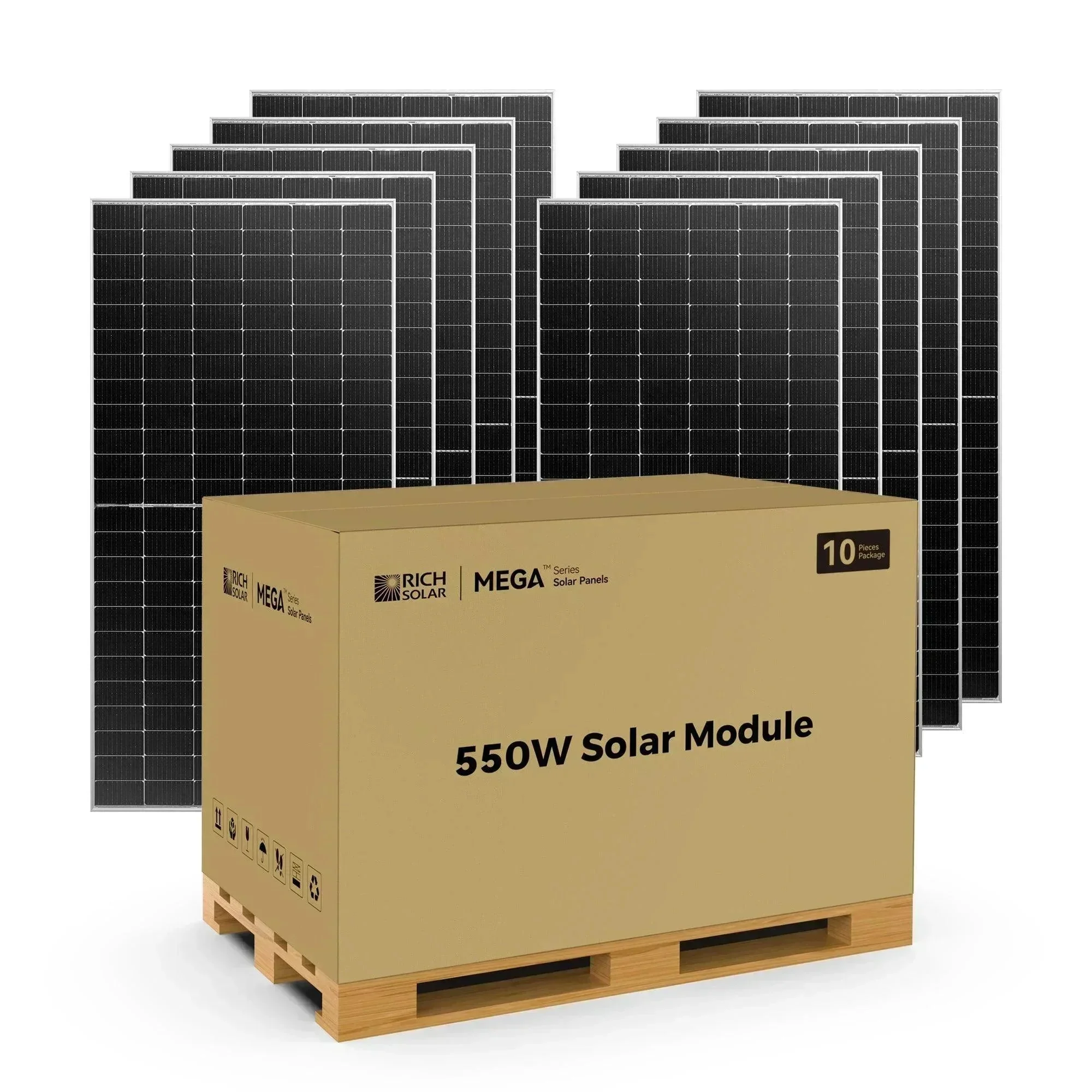 Rich Solar MEGA 550 Watt Solar Panel | Premium Grid-tie or Off-grid Solar Panel for Residential, Commercial, Agriculture - Image 8