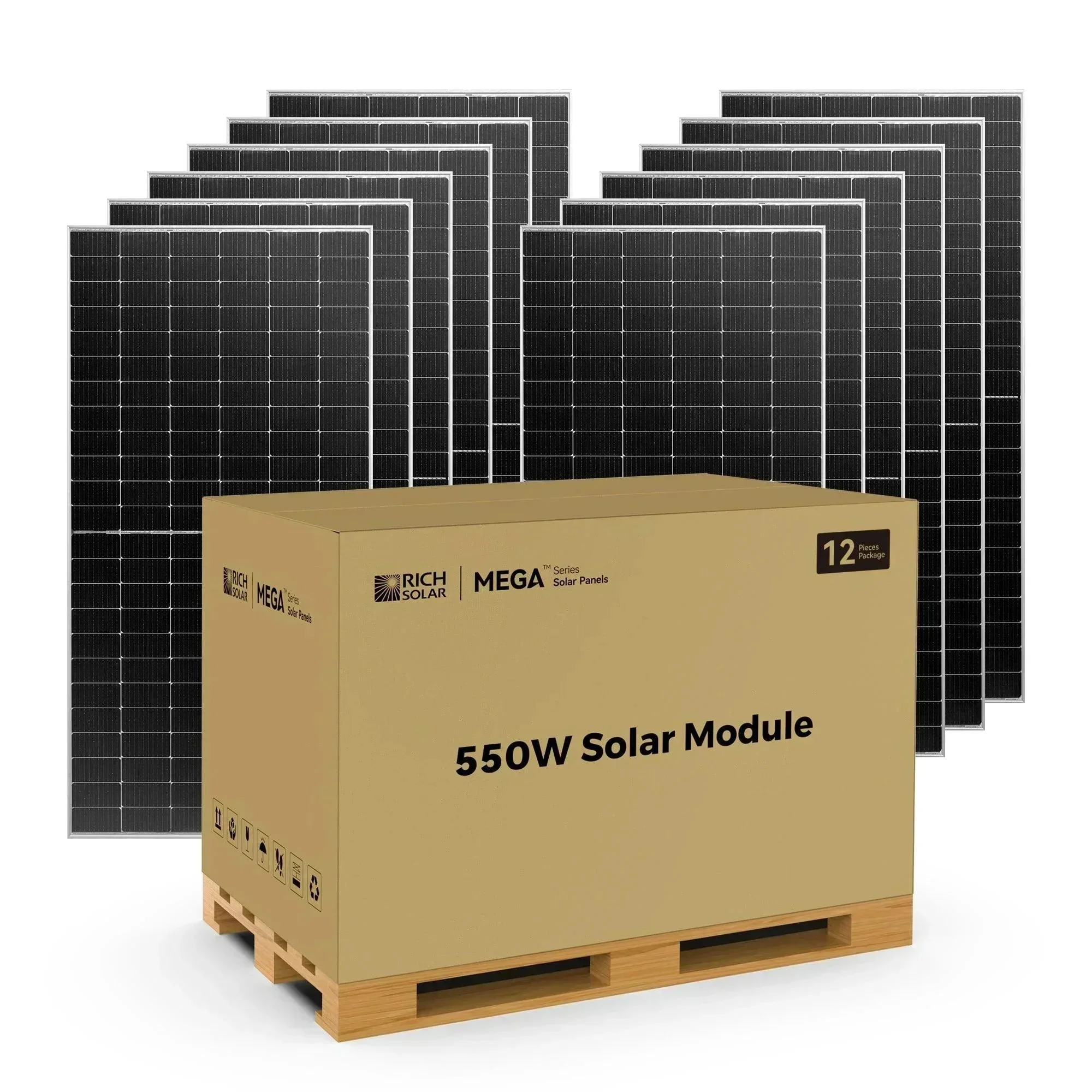 Rich Solar MEGA 550 Watt Solar Panel | Premium Grid-tie or Off-grid Solar Panel for Residential, Commercial, Agriculture - Image 9