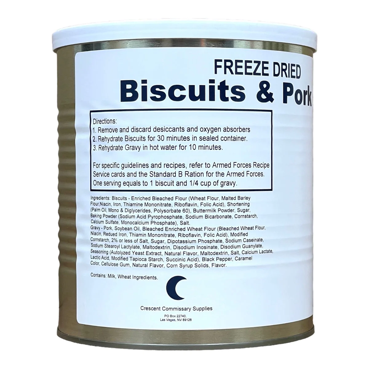 Military Surplus Freeze Dried Biscuits and Gravy - Image 4