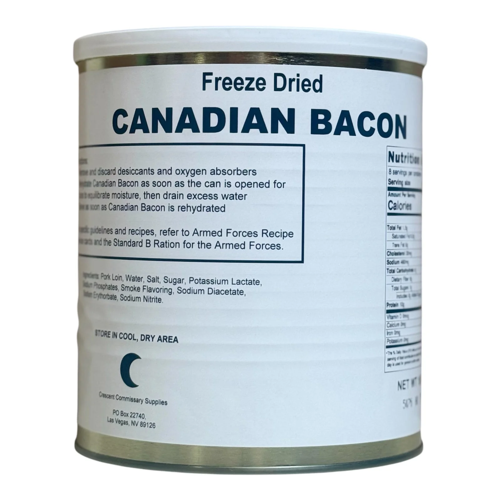 Military Surplus Freeze Dried Canadian Bacon - Image 2