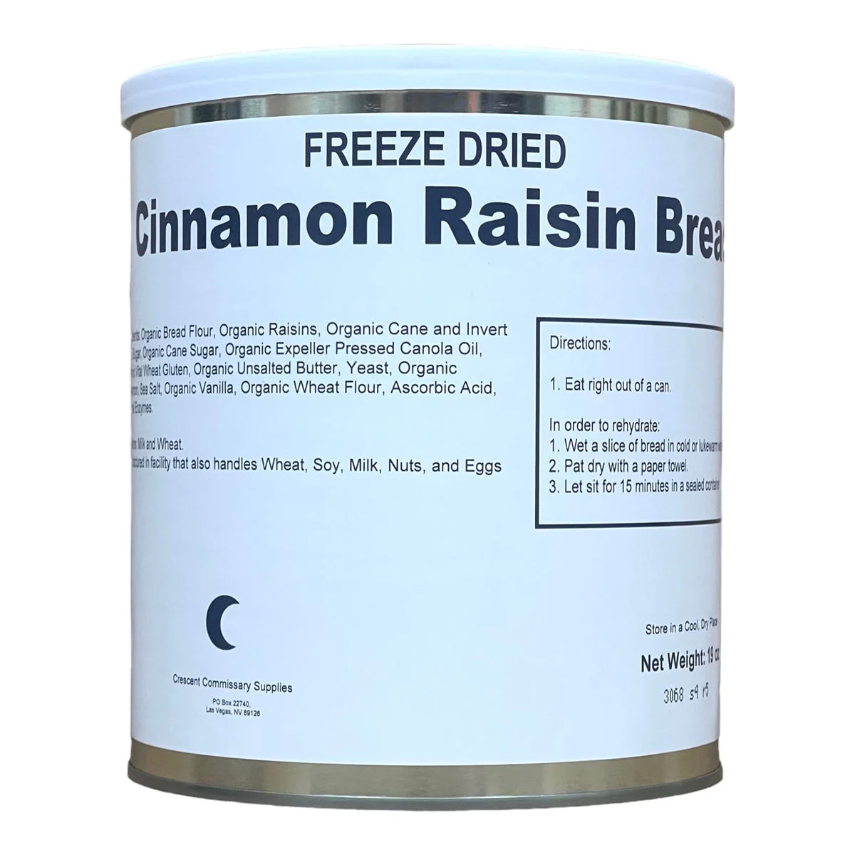 Military Surplus Freeze Dried Cinnamon Raisin Bread - Image 2