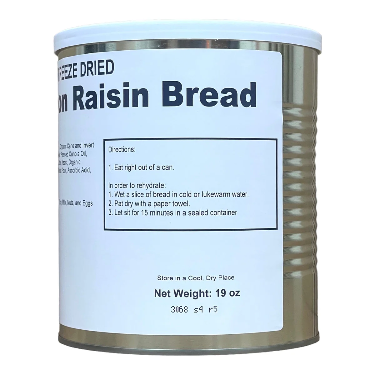 Military Surplus Freeze Dried Cinnamon Raisin Bread - Image 4