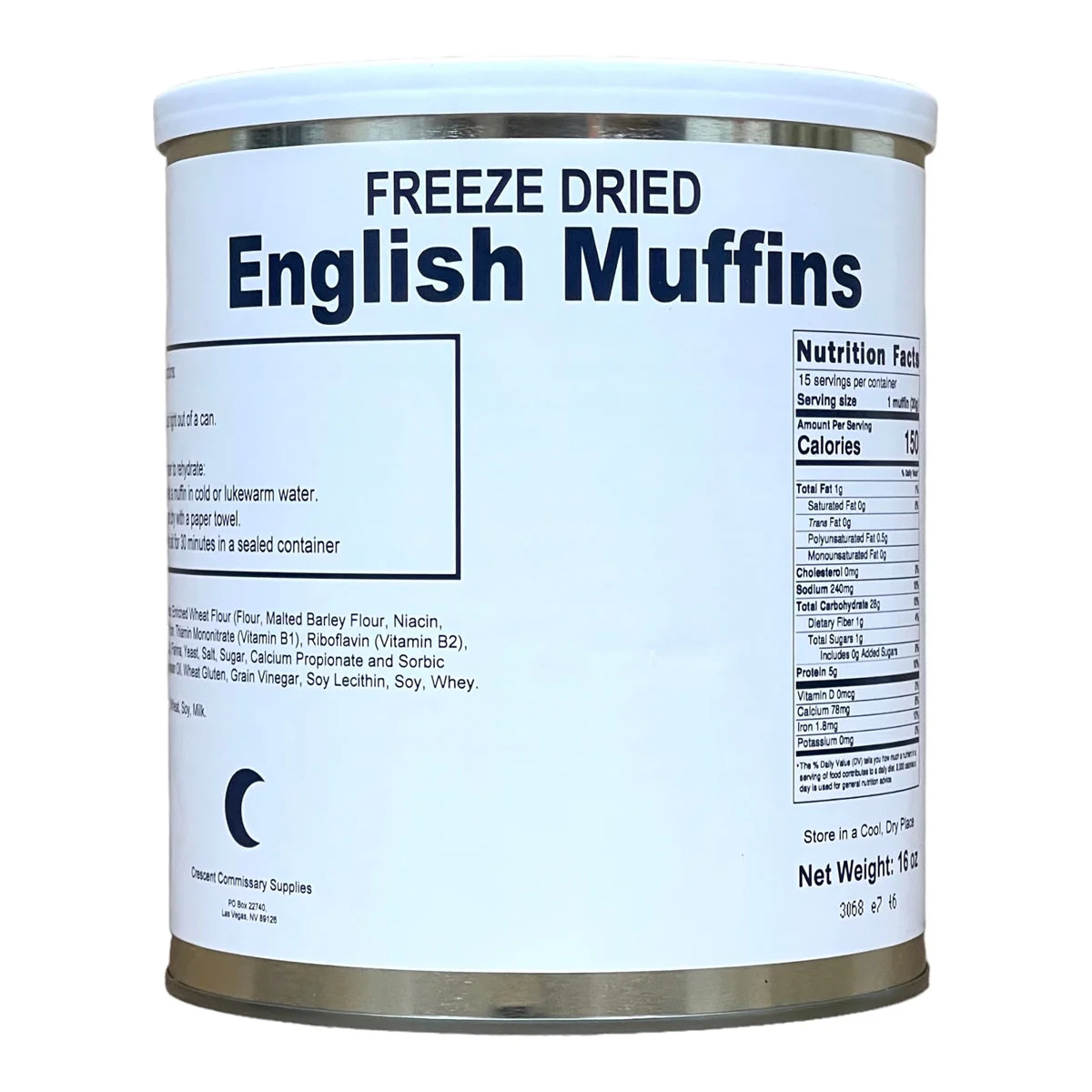 Military Surplus Freeze Dried English Muffins - Image 2