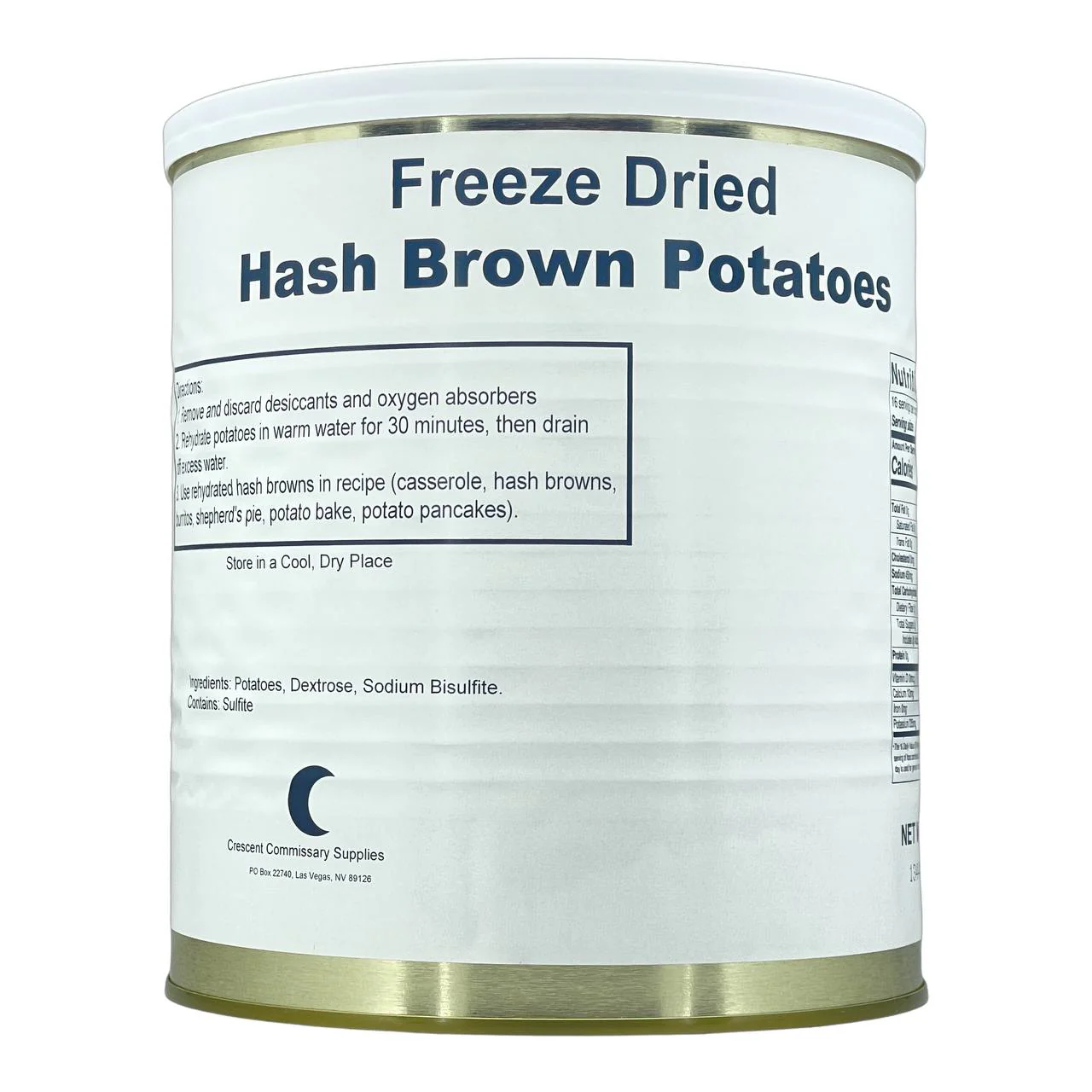 Military Surplus Freeze Dried Hash Brown Potatoes - Image 2