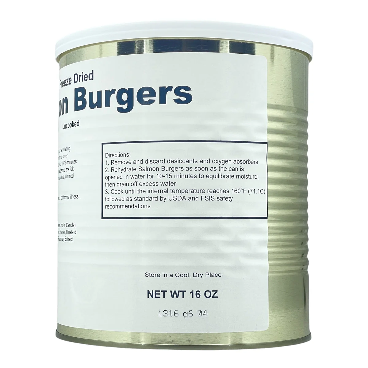 Military Surplus Freeze Dried Salmon Burgers - Image 2