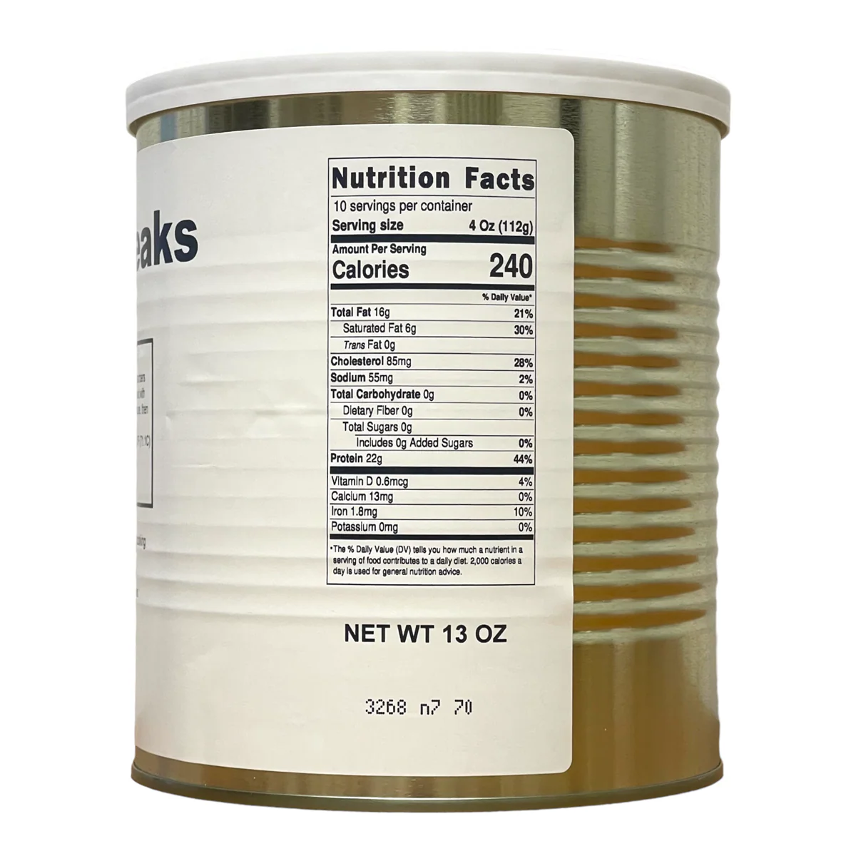 Military Surplus Freeze Dried Sirloin Steaks - Image 3