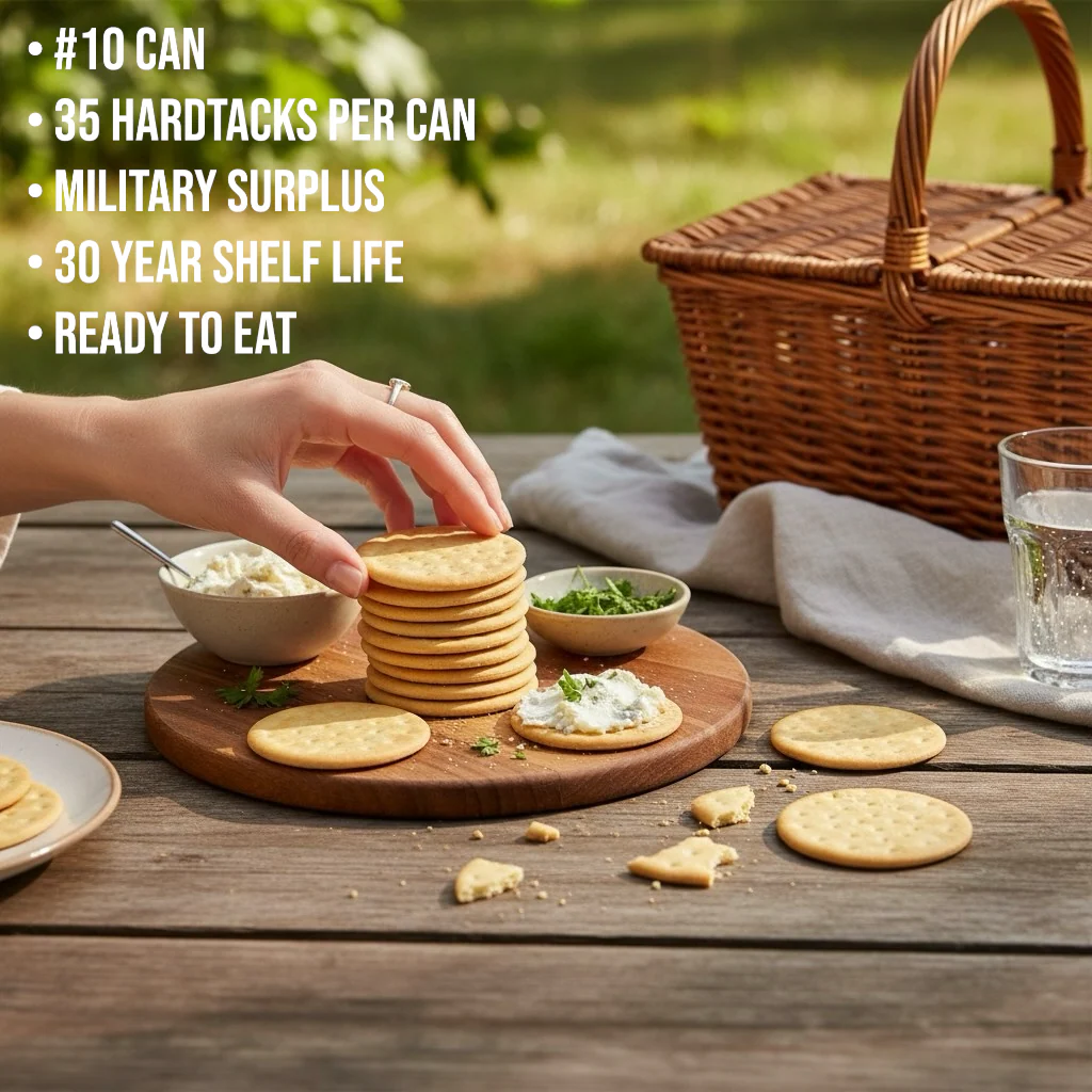 Military Surplus Hardtack Army Bread, Ready to Eat (#10 Can) - Image 14