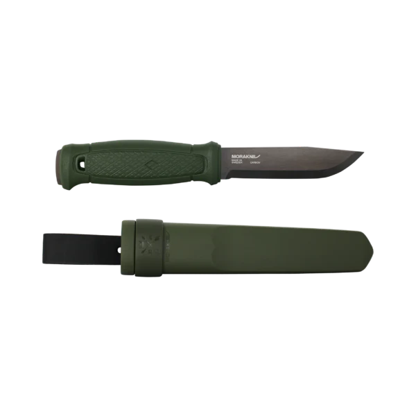 Mora Garberg Blackblade Military Green Carbon with Simple Poly Sheath #14528