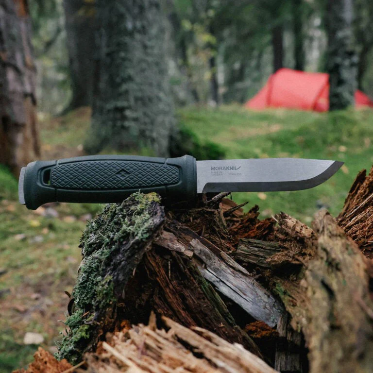 Mora Garberg Stainless Military Green with Simple Poly Sheath #14472 - Image 2