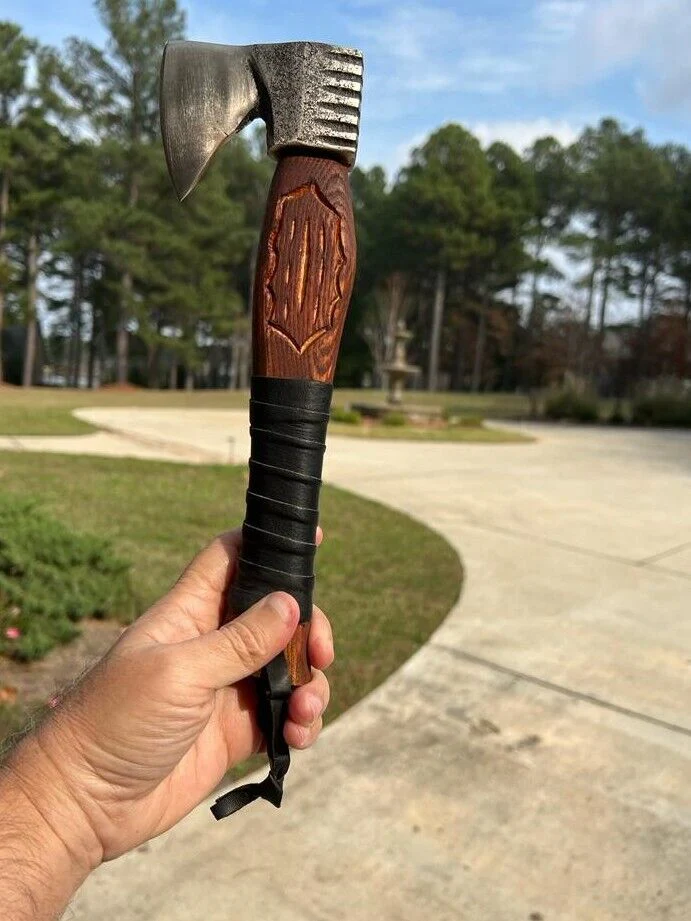 Native American Tomahawk Axe – "The Sentinel" - Image 3