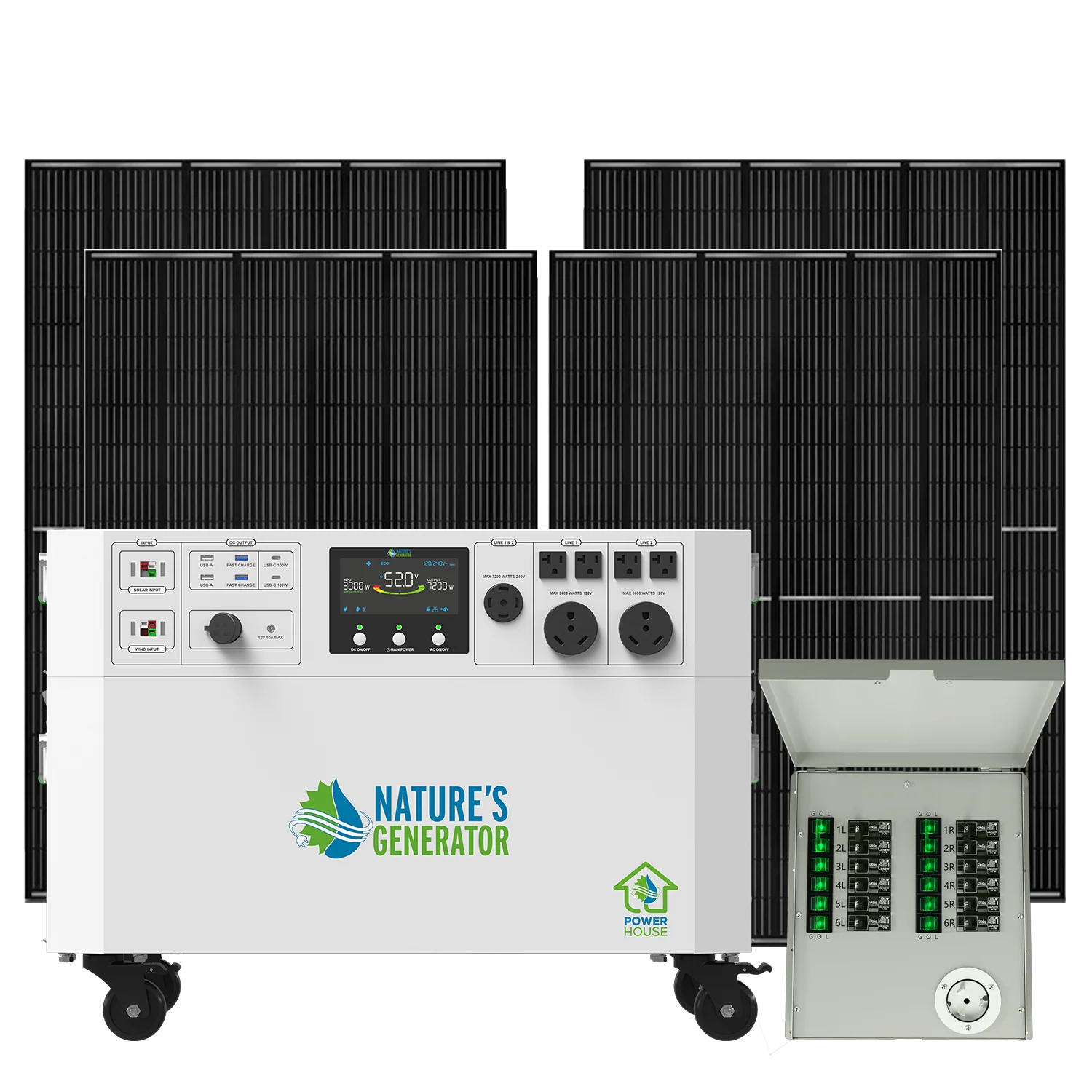 Powerhouse V2 Solar Generator and Transfer Switch - Image 3