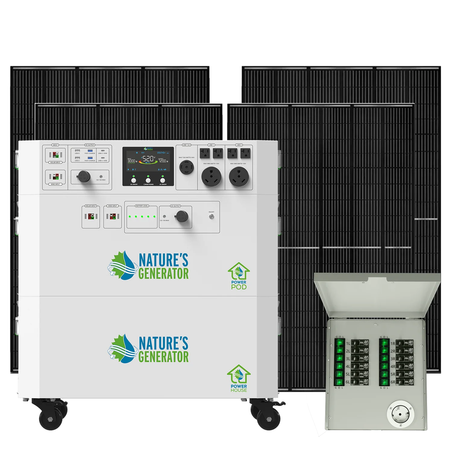 Powerhouse V2 Solar Generator and Transfer Switch - Image 4