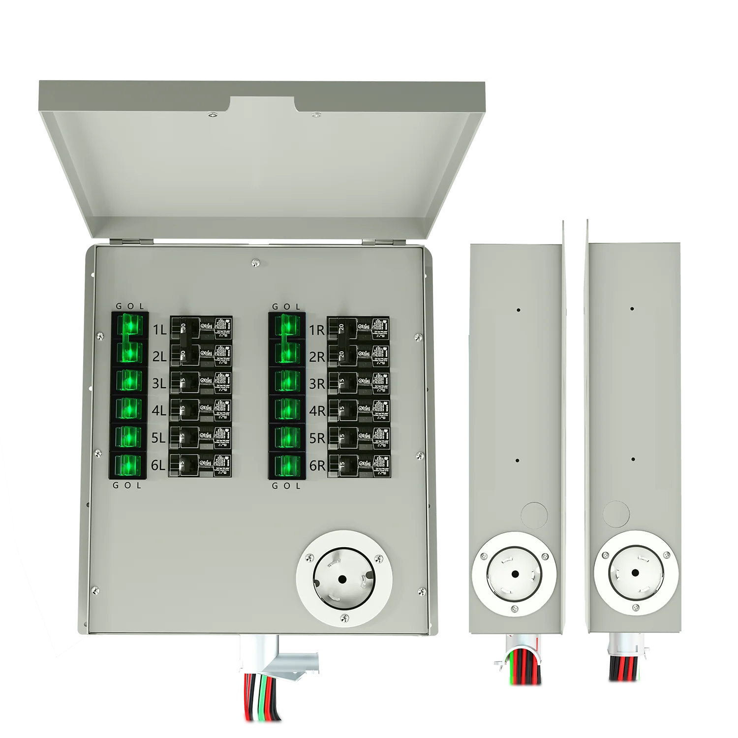 12-Circuit 120/240V 50A Non-Automatic Transfer Switch - Image 9