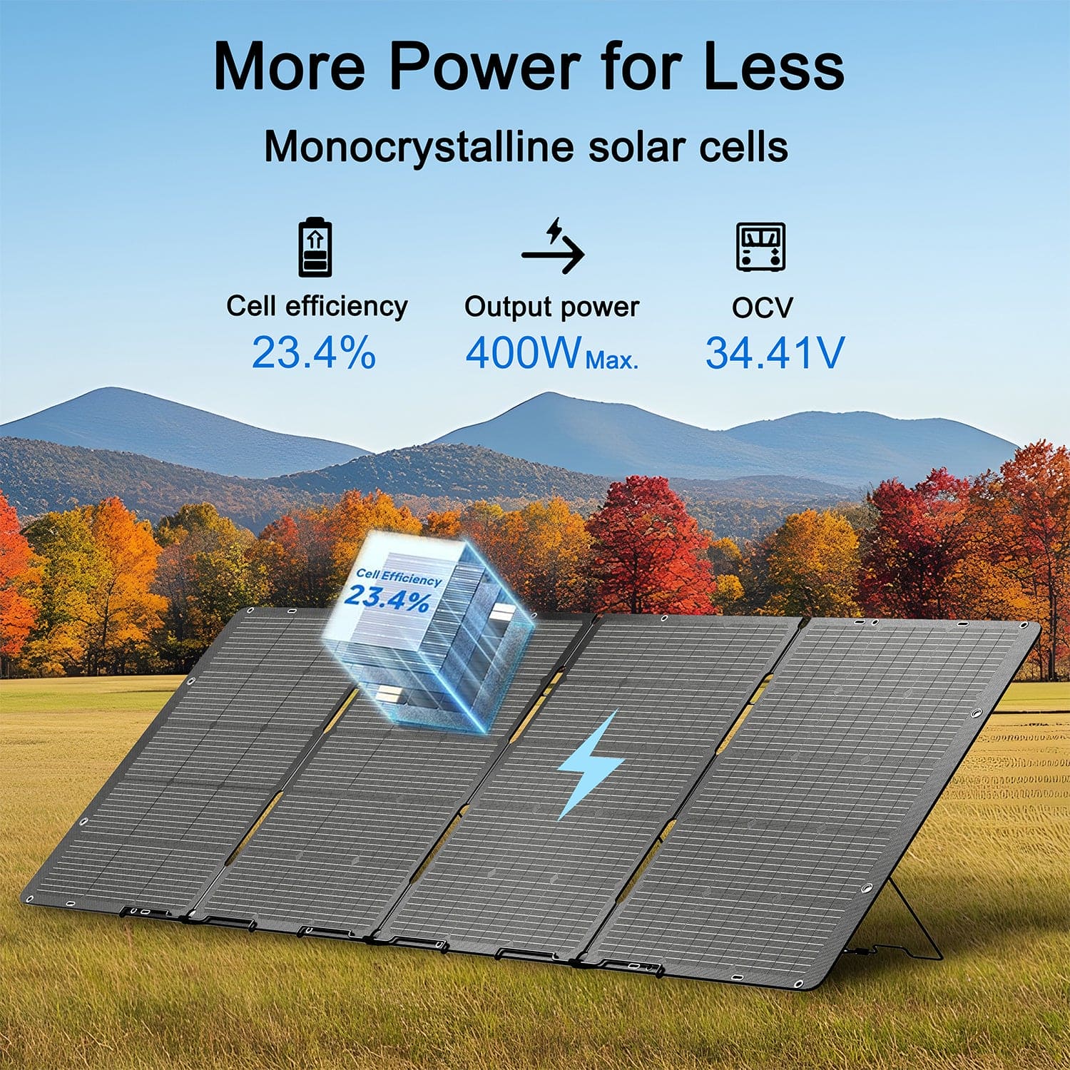 Nature's Generator 400W Folding Solar Panel - Image 8