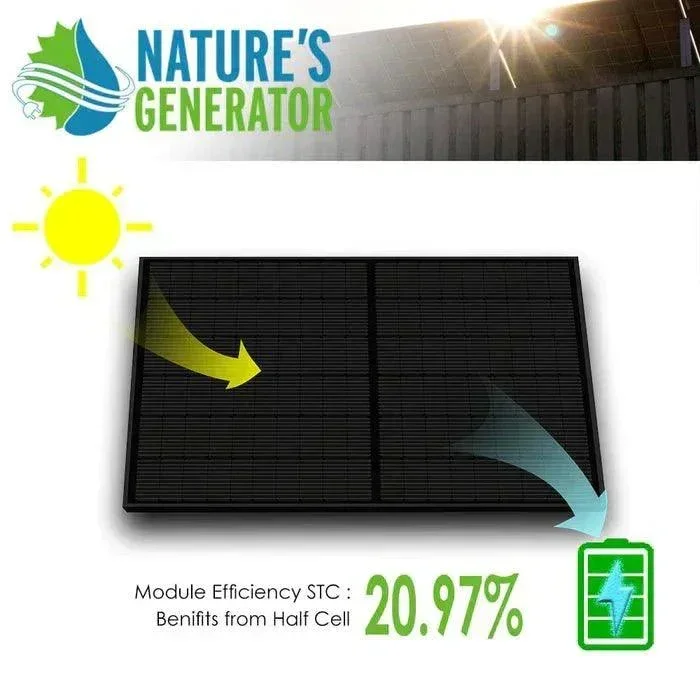 Nature's Generator 410 Watt Monocrystalline Solar Panel (2 Pack) - Image 4