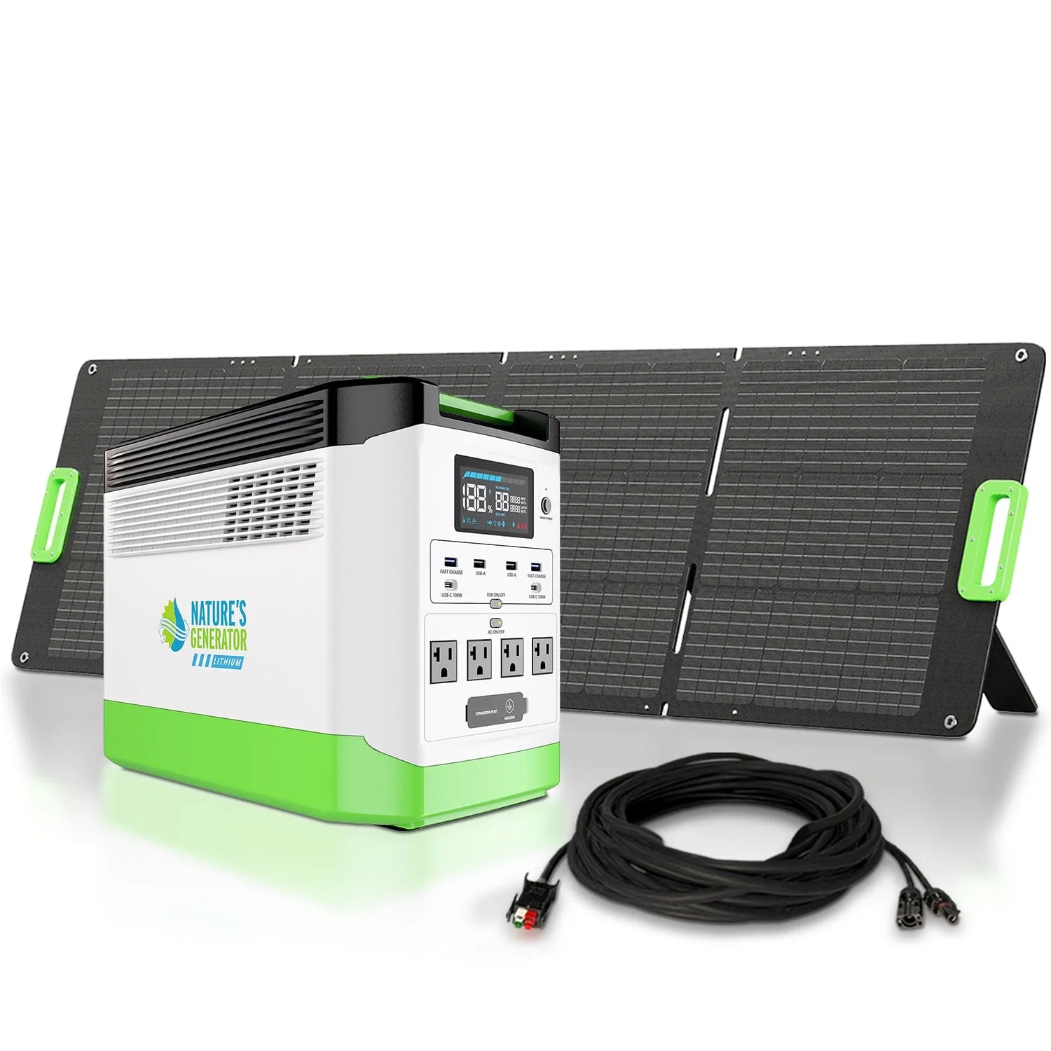 High Capacity Lithium 1800 Solar Generator - Image 3