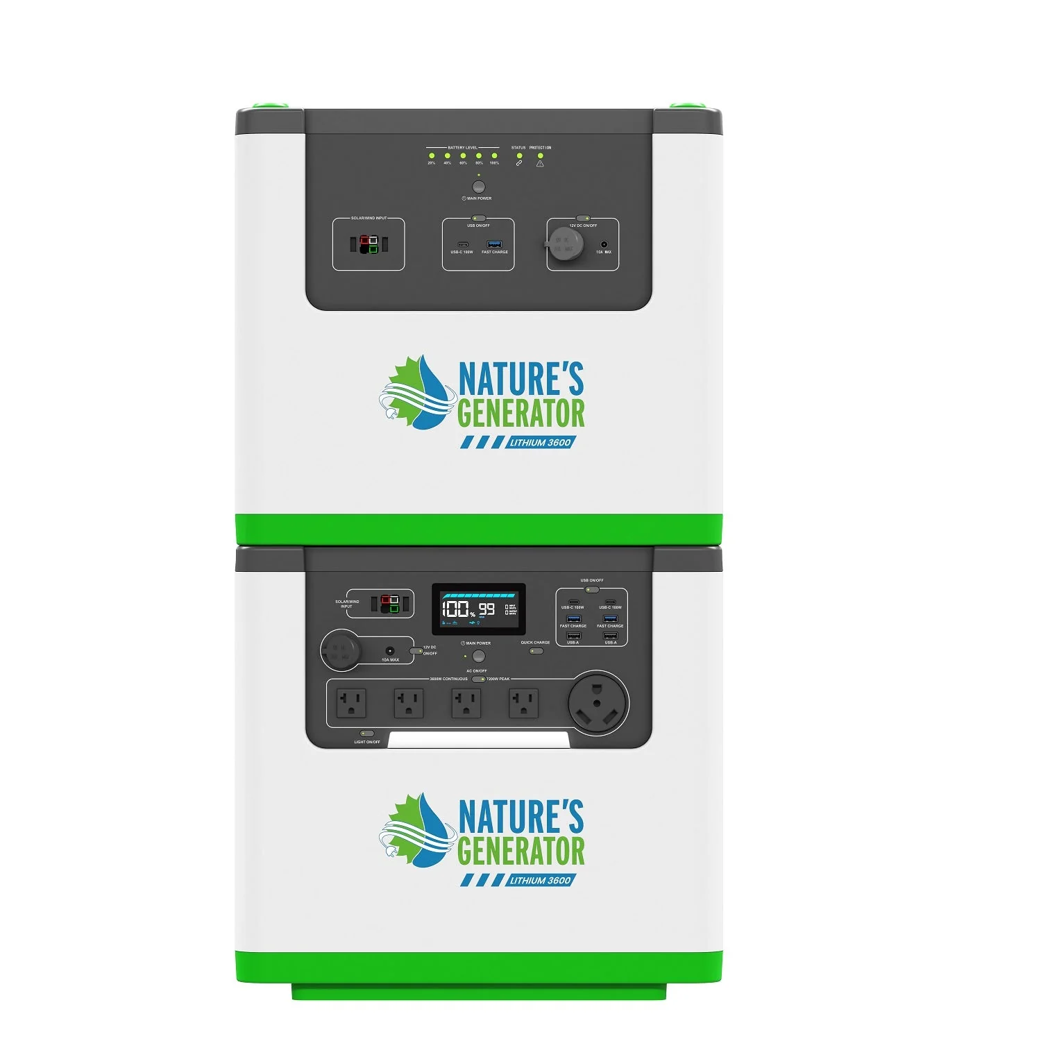 Nature's Generator Lithium 3600 Solar and Wind Generator - Image 10