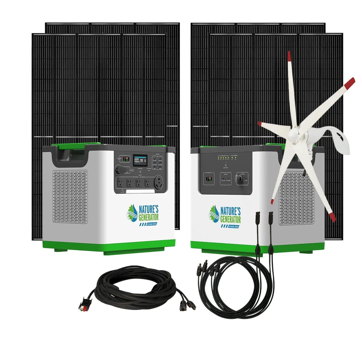 Nature's Generator Lithium 3600 Solar and Wind Generator - Image 4